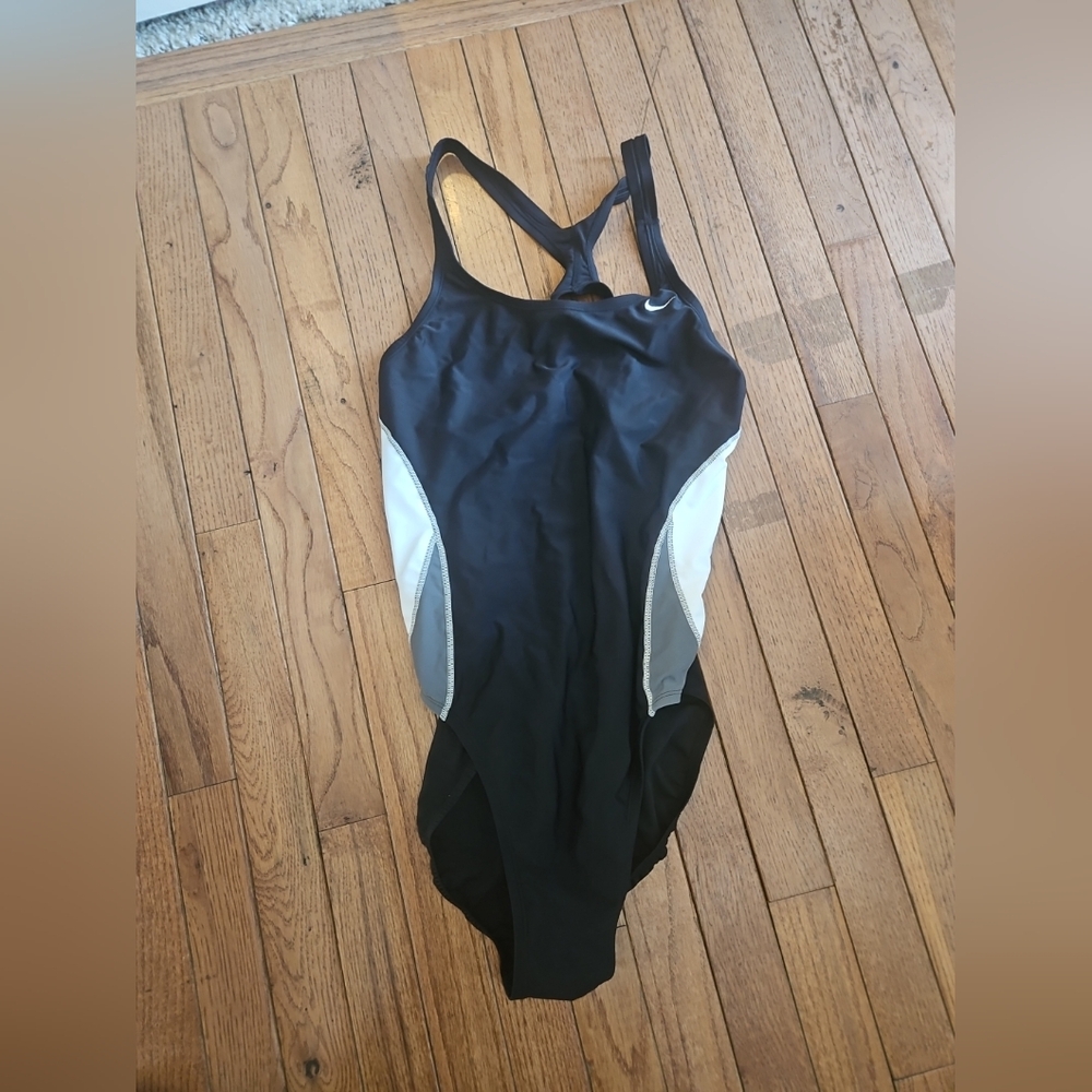 Women's Black and Gray Swimsuit Size Large